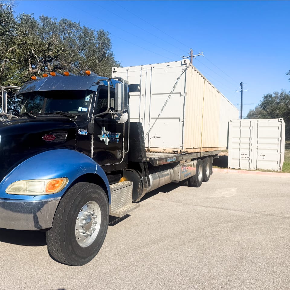 Towing a storage container 960sq